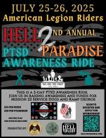 American Legion Riders Hell to Paradise PTSD Awareness Ride