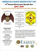 Horizon City American Legion Post 598 Riders benefit run