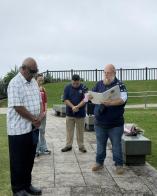 American Legion Post OK28 holds ceremony at Peace Memorial Park, Okinawa, Japan