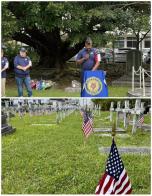 Post OK28 holds annual Memorial Day ceremony at Tomari International Cemetery