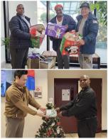 Paul E. Finn Memorial Post 37 (Camp Humphreys, South Korea) shows Christmas spirit