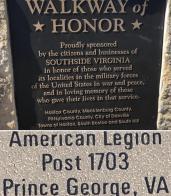 Post 1703 donates brick