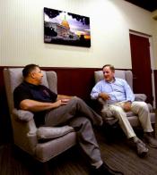 Navy vet's photos decorate K Street office