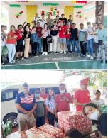 Christmas party with the "Children for a Better Life Program" in Pandan Barangay, Angeles City. Philippines