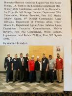 Post 502 (LA) attends department Mid-Winter Conference