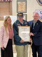 100-year-old Legionnaire birthday presentations