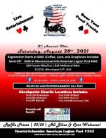 4th annual American Legion Post 382 ride for homeless veterans