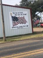 Vega (Texas) Post 168 commissions new flag mural