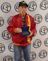 101-year-old Iwo Jima survivor returns to his grammar school to make a presentation for his Legion post