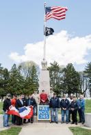 Shoemaker post burns U.S. flags with honor