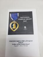 John J. Morris Post 62 (Peoria, Ariz.) honors Purple Heart Veterans
