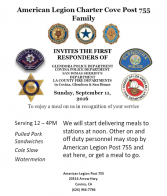 American Legion to Host First Responders Recognition