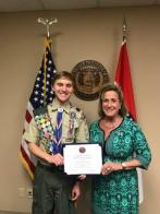 Congresswoman personally congratulates Missouri's 2019 Eagle Scout of the Year 