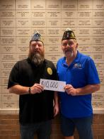 Squadron 11 donates $10,000 to support Post 11