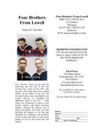 Four brothers from Lowell