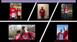Post members and their families support the cause