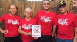 Wheeler family in Oklahoma completes 100 Miles for Hope challenge