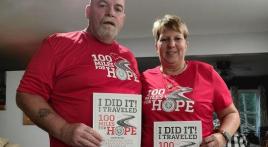 599 miles on the bike for 100 Miles for Hope