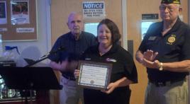 John J. Morris Post 62 honors WWII veteran's dream as business of month