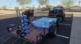John J. Morris Post 62 helps provide water for local homeless population