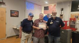 John J. Morris Post 62 honors Jay Farren with Patriotism award