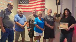 John J. Morris Post 62 honors Guitars 4 Vets with Patriotism Award John J. Morris Post 62 honors Guitars 4 Vets with Patriotism Award