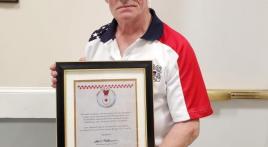 Award of Honorary Life Membership member of Springfield Post 176 