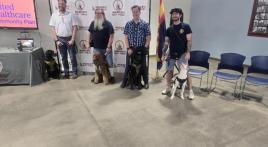 John J. Morris Post 62 presents Americanism Award to Soldier's Best Friend for March