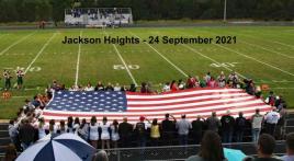 Patriotic Americans rally around the flag