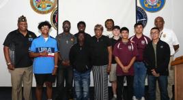 Fred Brock Post 828, Auxiliary honor JROTC cadets, sponsor 20 for Texas Boys & Girls State