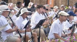 Patriotic American Legion band plays Fourth of July pre-parade performance Patriotic American Legion band plays Fourth of July pre-parade performance
