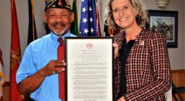 American Legion Post 110 Boys State coordinator honored