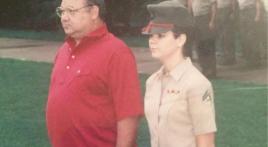 'Courage to face every battlefield, in uniform and in life'