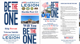 Department of Kentucky Hardin Post 113 - Be the One Walk Department of Kentucky Hardin Post 113 - Be the One Walk