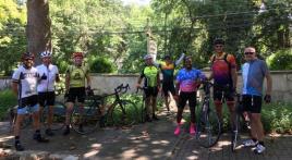 #100MilesForHope century bike ride to Philadelphia Art Museum and back on Aug. 22, 2020