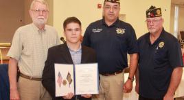 Law Enforcement Certificate of Commendation Award to Luke Bender