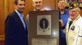 California post donates presidential document to James Monroe High School