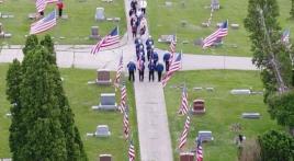Oxford Junction honors Old Glory