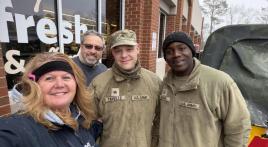 Legion Post 195, VFW Unit 11079 support National Guard during Winter Storm Gianna
