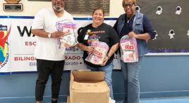 Fred Brock American Legion Family donates school supplies to six elementary schools