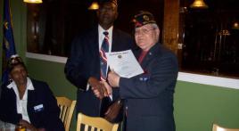 Snyder becomes New Commander of Post 39,Williamsburg, Va