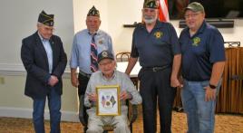 American Legion post honors World War II veteran for 80 continuous years of membership