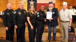 Converse Police officer recognized as Law Enforcement Officer of the Year by District 20, Department of Texas