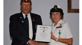 District 15 Honors 30 Year Member Of Our Armed Forces