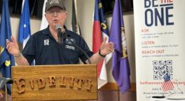 North Carolina Be the One department committee chair addresses Elks