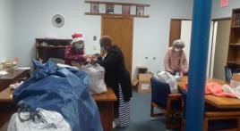 Post 294 (Powder Springs, Ga.) takes gift baskets to veterans in rehab centers