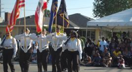 All-woman Auxiliary Color Guard