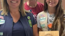 John J. Morris Post 62 honored by Girl Scout Troop 2639