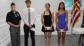 Post 2 hands out four scholarships to local students.  