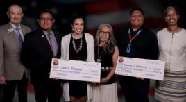 "Army Specialist Lori Ann Piestewa Veteran Family Scholarship" goes to her two children